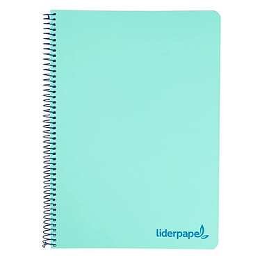 LIDERPAPEL carnet spirale A6 Micro Wonder 240 pages 90g 5x5mm 4 bandes Vert x 3