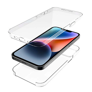 Evetane Coque iPhone 14 360° intégrale Protection Avant et Arrière pas cher