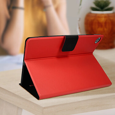 Avis Avizar Étui pour Lenovo Tab M10 Gen 3 Portefeuille Support vidéo Mise en veille  Rouge