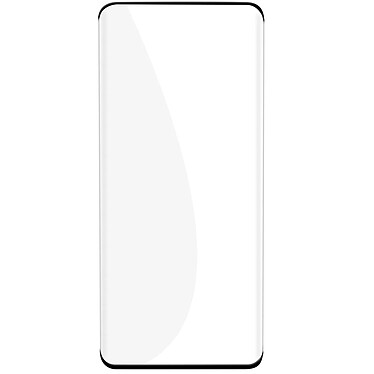 Avizar Verre Trempé pour Huawei P60 Pro Dureté 9H Anti-rayures Transparent Bords incurvés noir