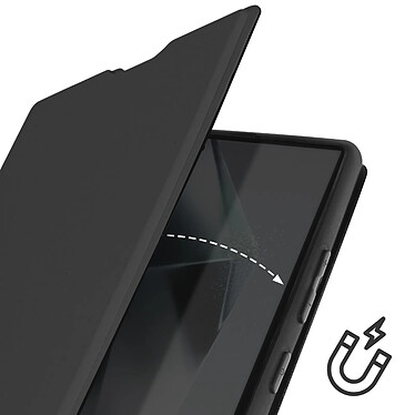 Avis Avizar Étui pour Samsung Galaxy S24 Ultra Soft touch Porte-carte Support Noir