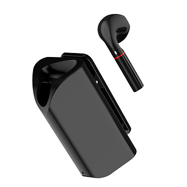 Oreillette Bluetooth 5.0 avec Boiter de Charge Son Clair Autonomie 5h XO Noir