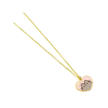 Avis Pusheen - Pendentif et collier argent Pusheen Pink and Gold Heart