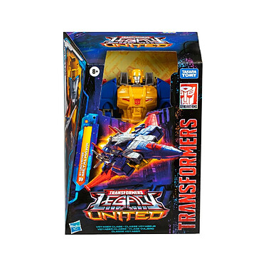 Transformers Generations Legacy United Voyager Class - Figurine G1 Universe Metalhawk 18 cm pas cher