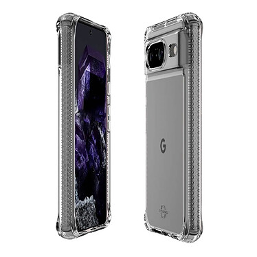 Avis Itskins Coque de Protection pour Google Pixel 8 Renforcée 3M Hybrid Transparent