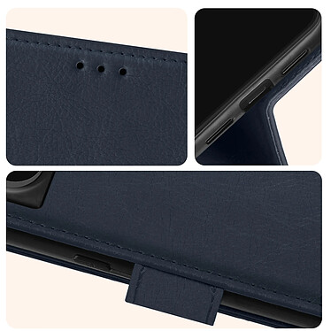 Acheter Avizar Étui pour Google Pixel 8 Clapet Portefeuille Support Vidéo Bleu Chesterfield