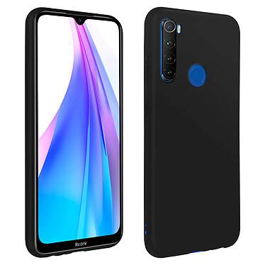 Avizar Coque Xiaomi Redmi Note 8T Silicone Gel Flexible Résistant Ultra fine noir