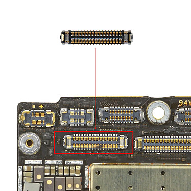 Avis Clappio Connecteur FPC Écran pour iPhone X Noir