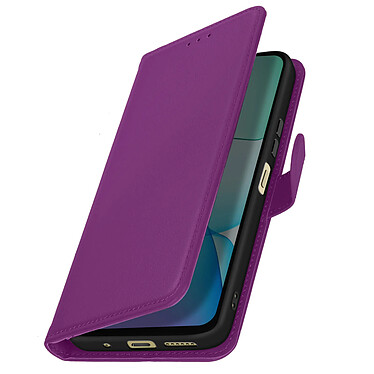 Avizar Étui pour Xiaomi Redmi 13 Clapet Portefeuille Languette Magnétique Violet