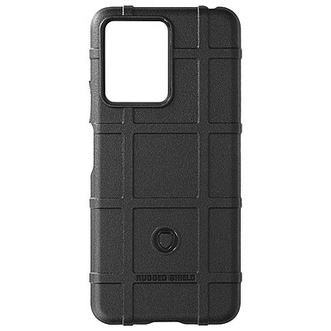 Avizar Coque pour Xiaomi Redmi Note 12 5G et Redmi Note 12 4G Silicone Épais avec Coins Antichocs Motif Relief  Noir