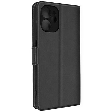 Avizar Étui pour Realme 9i 5G porte-carte support vidéo double languette  Noir