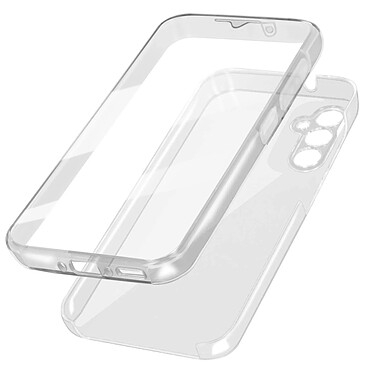 Avizar Coque Intégrale pour Samsung Galaxy A54 5G Arrière Rigide et Avant Souple Transparent