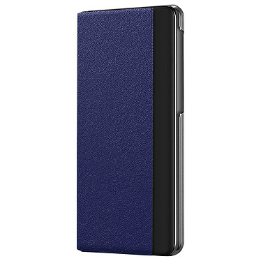 Avizar Coque Clapet pour Huawei Mate X3 Fenêtre et Béquille Support  Bleu nuit