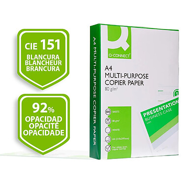 Q-CONNECT Papier Multifonction haute qualité A4 80g 500 feuilles pas cher