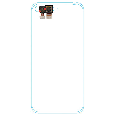 Acheter Clappio Caméra Arrière Huawei Y6 2018 Module Appareil Photo Compatible + Nappe