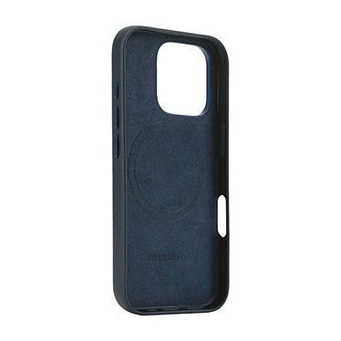 Avis Decoded Coque pour iPhone 16 Pro Antichocs en Cuir Compatible MagSafe Bleu