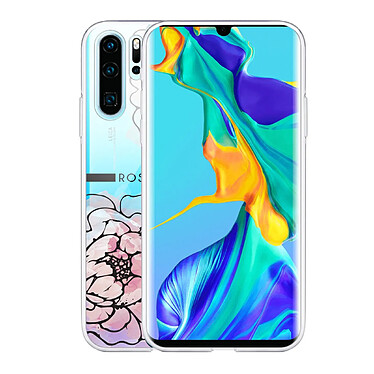 Avis LaCoqueFrançaise Coque Huawei P30 Pro/ P30 Pro New Edition silicone transparente Motif Rose Pivoine ultra resistant