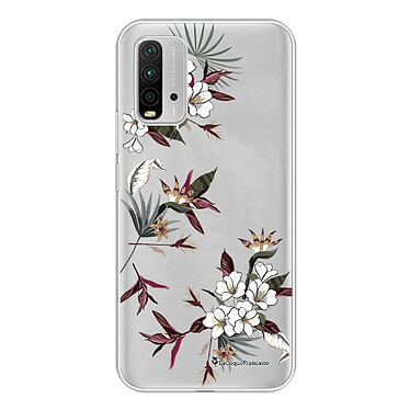 LaCoqueFrançaise Coque Xiaomi Redmi 9T 360 intégrale transparente Motif Fleurs Sauvages Tendance