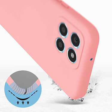 Avis Avizar Coque pour Honor 70 Lite, Honor X6 et X8 5G Silicone Semi-rigide Finition Soft-touch  Rose