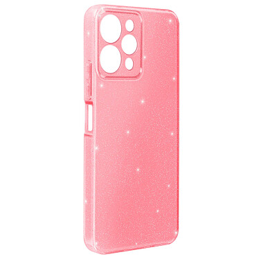 Avizar Coque pour Xiaomi Redmi 12 Silicone Pailleté Caméra Protégée Rose