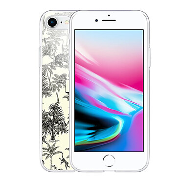 Avis LaCoqueFrançaise Coque iPhone 7/8/ iPhone SE 2020/ 2022 silicone transparente Motif Botanic Evasion ultra resistant