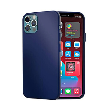 So Seven Coque pour iPhone 12/12 Pro MAG CASE SILICONE Bleu nuit