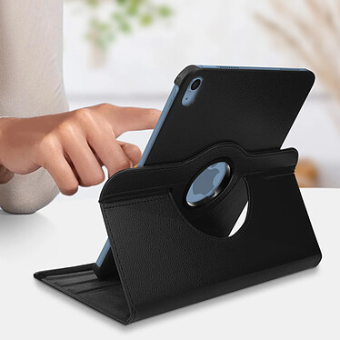 Avis Avizar Housse pour iPad 10 2022 Clapet Support Rotatif 360° Mode Portrait Paysage  noir