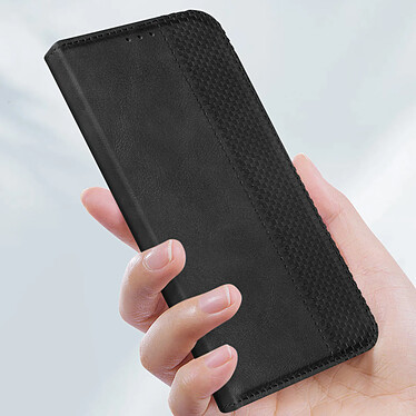 Acheter Avizar Étui pour Motorola Moto G84 Clapet Portefeuille Motif Damier  Noir