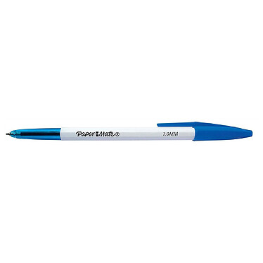 PAPER MATE Stylo à Bille 045 Pointe Fine Bleu x 50