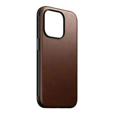 Nomad Coque Modern Cuir pour iPhone 15 Pro Marron pas cher