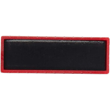 MAUL Boite de 10 Aimants MAULsolid 54x19 mm Puiss. 1 kg Rouge pas cher