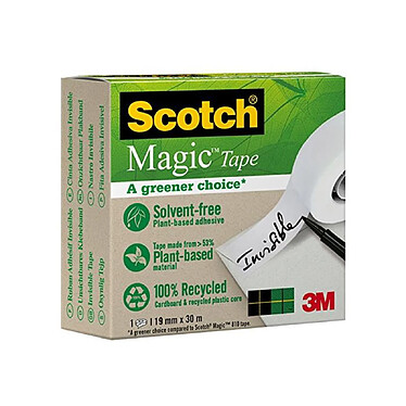 SCOTCH 3M Ruban adhésif Magic 'A greener choice' 900,1 pièce