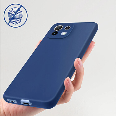 Avizar Coque Xiaomi Mi 11 Lite et 11 Lite 5G NE Antichoc Finition Mat Bleu pas cher