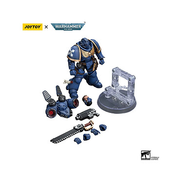 Warhammer 40k - Figurine 1/18 Ultramarines Jump Pack Intercessors Intercessor 1 12 cm pas cher