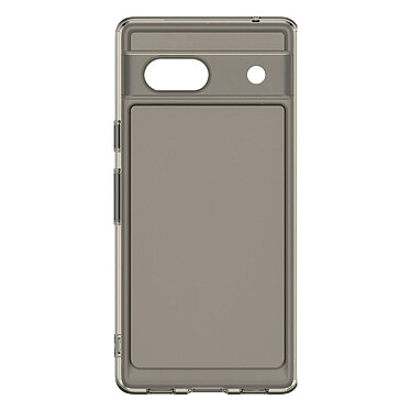 Avizar Coque pour Google Pixel 7a Silicone Flexible Coins Antichocs Renforcés  Gris Transparent