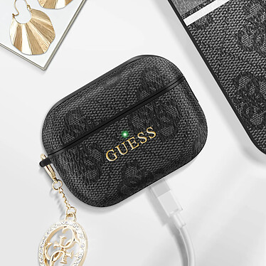 Avis Guess Coque pour AirPods Pro 2 avec Charm Design Élégant Noir