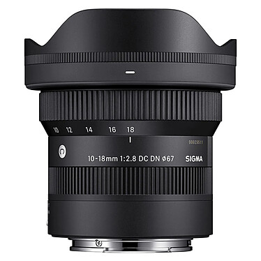 SIGMA Objectif 10-18mm f/2.8 DC DN CONTEMPORARY compatible avec Sony E