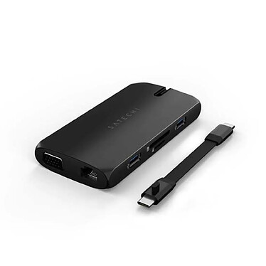 Satechi Multiports USB-C On-The-Go Noir