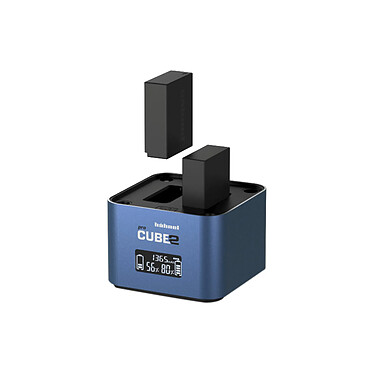 HAHNEL ProCube2 Chargeur compatible avec Panasonic DMW-BLC12, BLF19, BLJ31, BLK-22