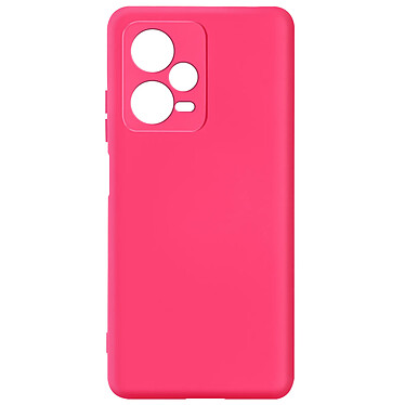 Avizar Coque pour Xiaomi Redmi Note 12 Pro Plus Silicone Semi-rigide Finition Douce au Toucher Fine  Fuchsia