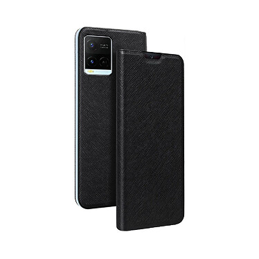 BigBen Connected Étui Folio pour Vivo Y21/Y21s/Y33s avec Fonction Support et Porte-Cartes Noir