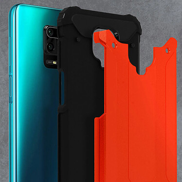 Avizar Coque Xiaomi Redmi Note 9S/Note 9 Pro/Note 9 Pro Max Antichute 1.8m Rouge pas cher