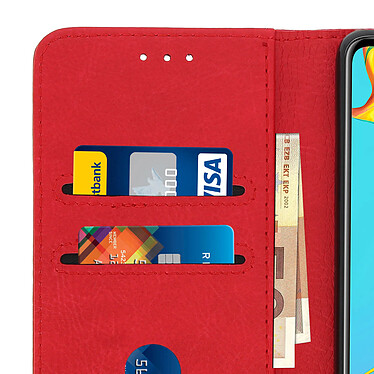 Avizar Etui folio Rouge Stand Vidéo pour Huawei P30 pas cher