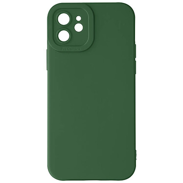 Avizar Coque pour iPhone 11 Silicone Mat Protection Caméra Vert Foncé