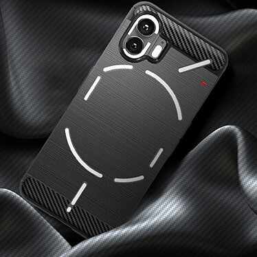 Avis Avizar Coque Souple  pour Nothing Phone 2, Noir effet Carbone