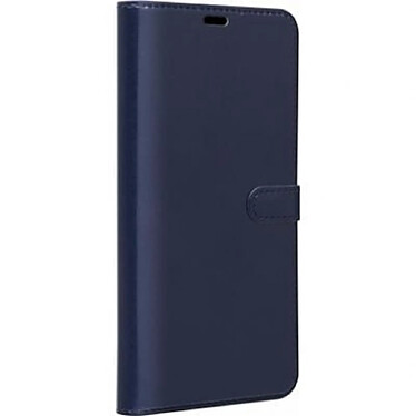 BigBen Connected Étui pour P Smart 2021 Folio Wallet Fermeture avec Languette Aimantée Bleu marine