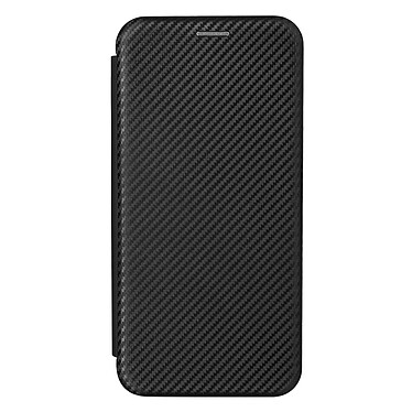 Avizar Étui pour Xiaomi Redmi Note 12 4G et 5G Porte-carte et Dragonne Effet Carbone  Noir