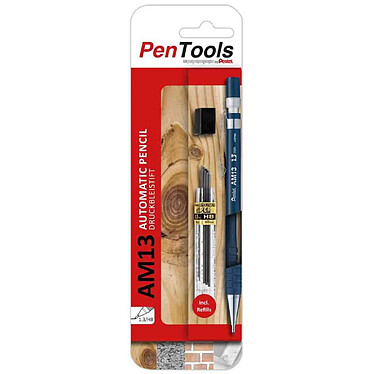 PENTEL Porte-mines AM13, épaisseur mine: 1,5 mm, bleu foncé