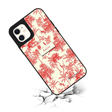 Avis LaCoqueFrançaise Coque iPhone 12 Mini miroir Botanic Amour Design