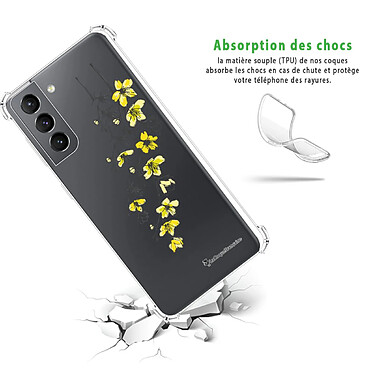 Avis LaCoqueFrançaise Coque Samsung Galaxy S21 5G anti-choc souple angles renforcés transparente Motif Fleurs Cerisiers